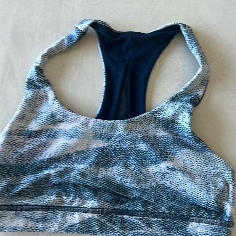 Lululemon sports bra, multicolor
